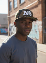 Load image into Gallery viewer, Ninth Star Wool Blend Embroidered Camo Snapback Hat