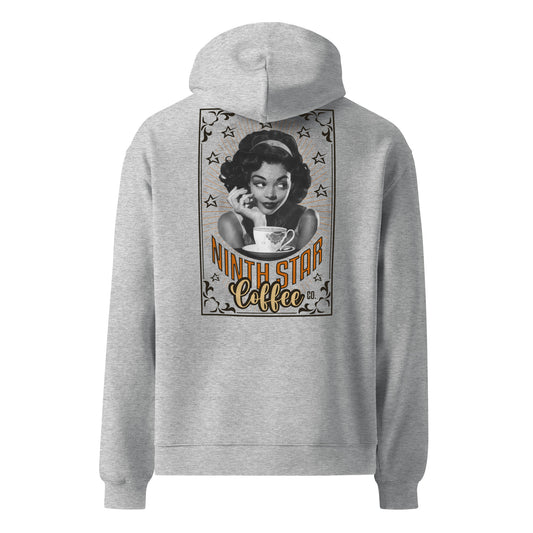 Vintage Ninth Star Coffee Company Oversized Hoodie (Unisex)